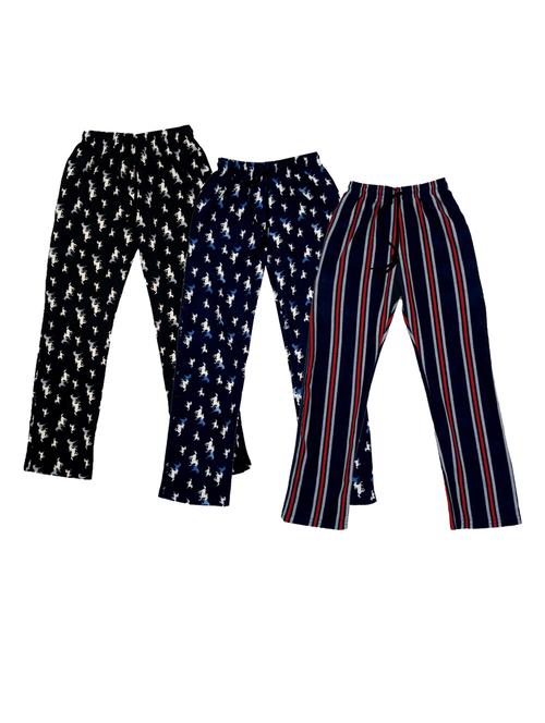 boys mid rise track pants combo - 19584435 - Very Small Image - 1