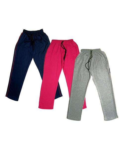 boys mid rise track pants combo - 19584593 - Very Small Image - 1