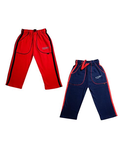 boys mid rise track pants combo - 19584672 - Very Small Image - 1