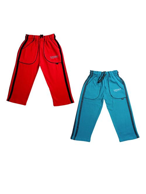 boys mid rise track pants combo - 19584678 - Very Small Image - 1