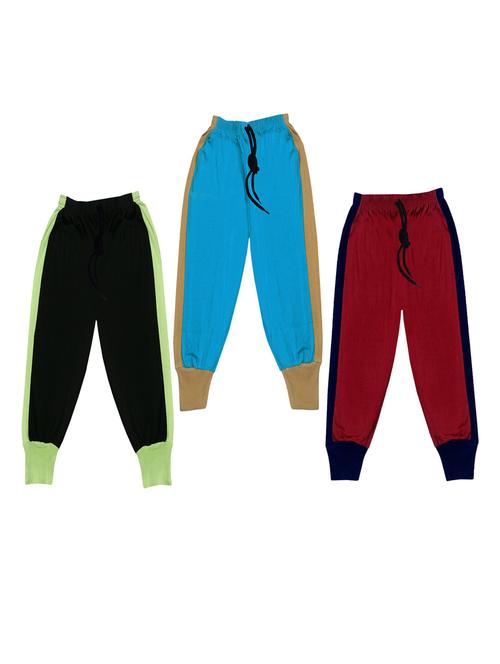 boys mid rise track pants combo - 19584778 - Very Small Image - 1