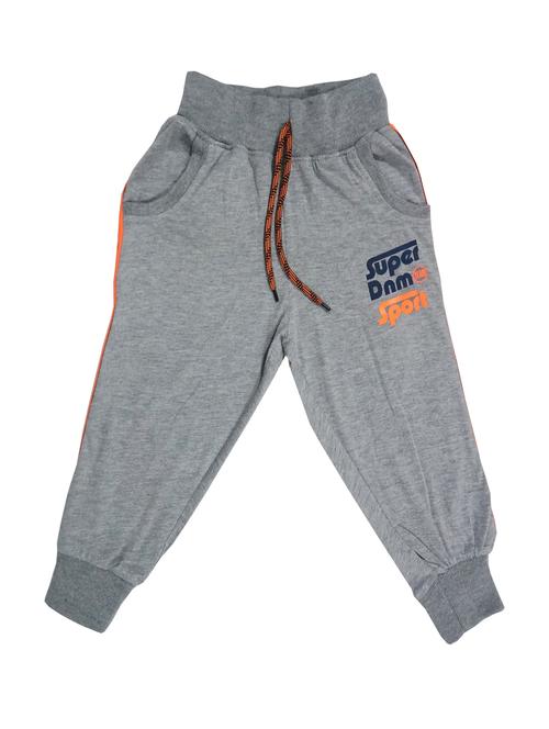 boys mid rise solid track pant - 19584997 - Very Small Image - 1