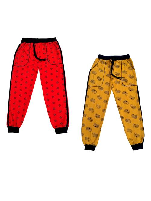 boys mid rise track pants combo - 19585013 - Very Small Image - 1