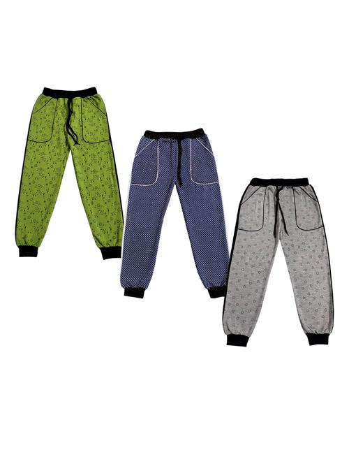 boys mid rise track pants combo - 19585052 - Very Small Image - 1
