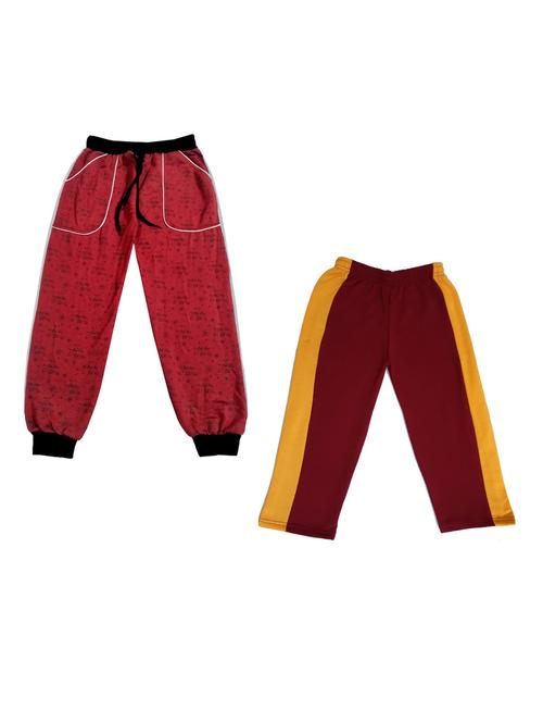 boys mid rise track pants combo - 19585061 - Very Small Image - 1