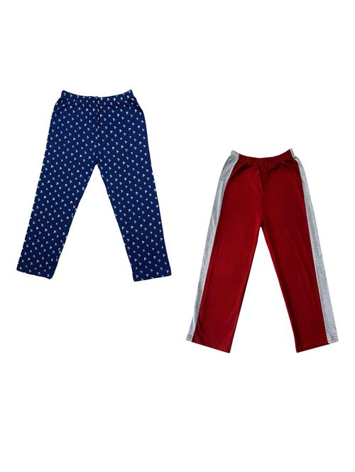 boys mid rise track pants combo - 19585138 - Very Small Image - 1