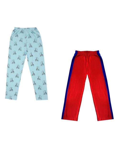 boys mid rise track pants combo - 19585226 - Very Small Image - 1