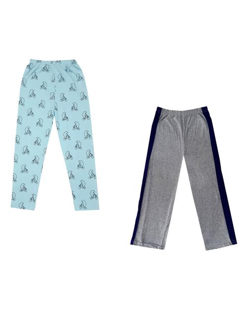 boys mid rise track pants combo - 19585231 - Very Small Image - 1