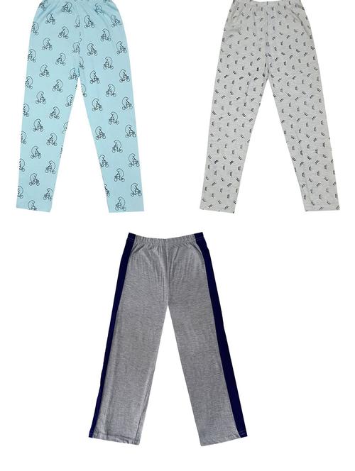 boys mid rise track pants combo - 19585238 - Very Small Image - 1