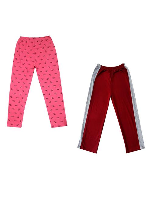 boys mid rise track pants combo - 19585346 - Very Small Image - 1
