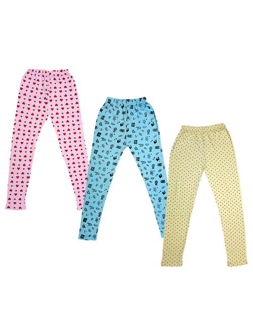 kids printed leggings combo - 19587100 - Very Small Image - 1
