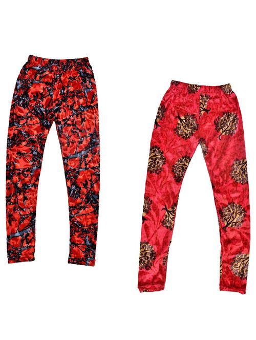 kids printed leggings combo - 19587108 - Very Small Image - 1