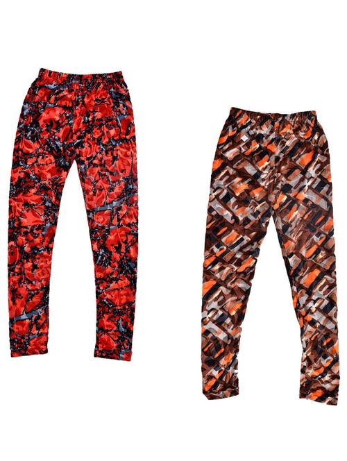 kids printed leggings combo - 19587109 - Very Small Image - 1