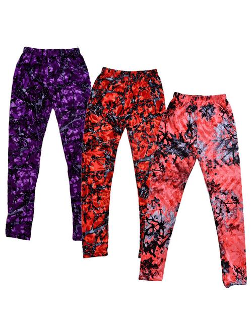 kids printed leggings combo - 19587113 - Very Small Image - 1