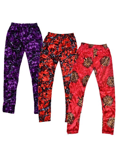 kids printed leggings combo - 19587114 - Very Small Image - 1