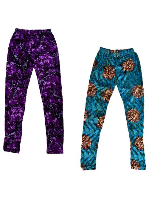 kids printed leggings combo - 19587119 - Very Small Image - 1