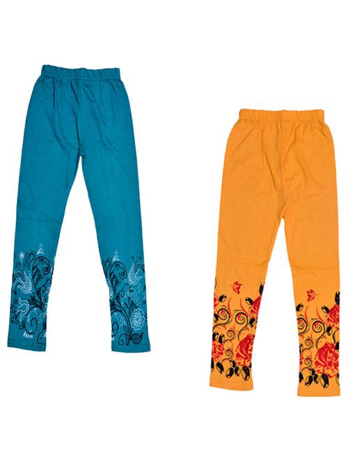 kids printed leggings combo - 19587226 - Very Small Image - 1