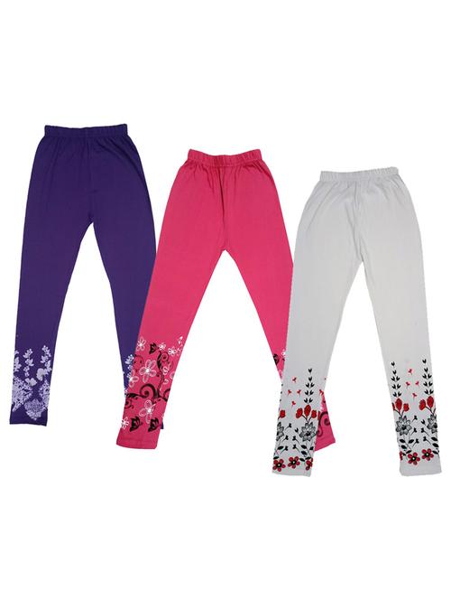 pack of 3 printed leggings - 19587303 - Very Small Image - 1