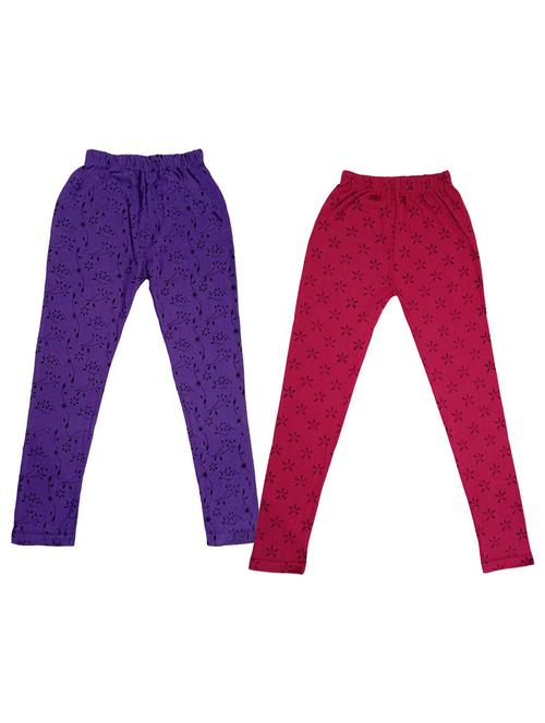 kids printed leggings combo - 19587327 - Very Small Image - 1