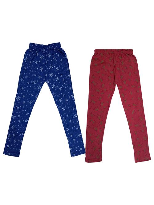 kids printed leggings combo - 19587376 - Very Small Image - 1