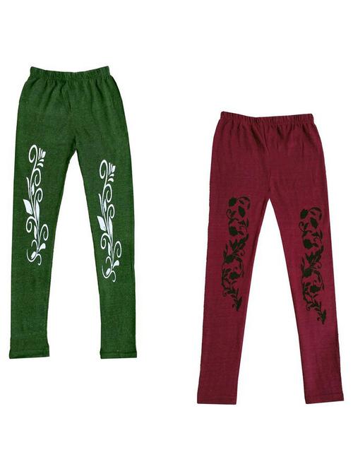 kids printed leggings combo - 19587390 - Very Small Image - 1