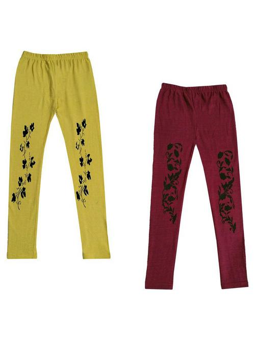 kids printed leggings combo - 19587394 - Very Small Image - 1