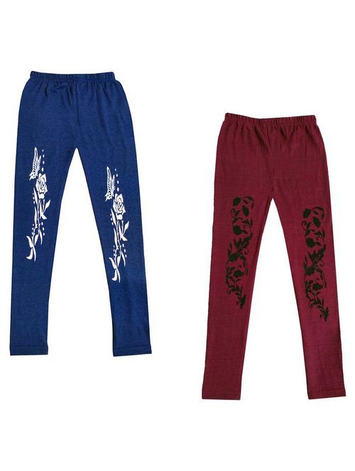 kids printed leggings combo - 19587399 - Very Small Image - 1