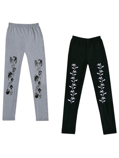 kids printed leggings combo - 19587405 - Very Small Image - 1