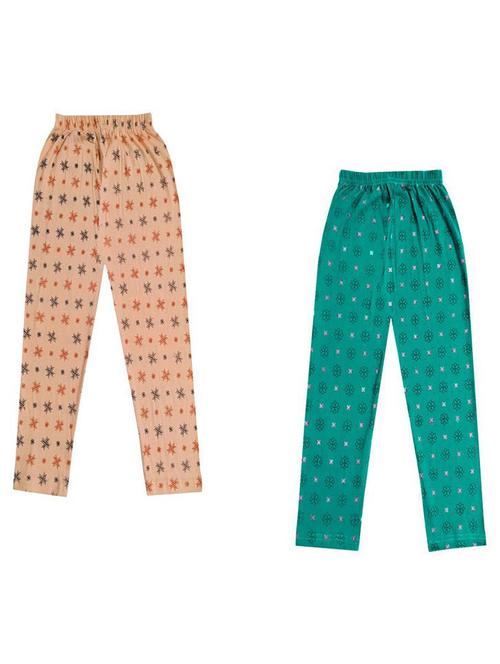 kids printed leggings combo - 19587426 - Very Small Image - 1