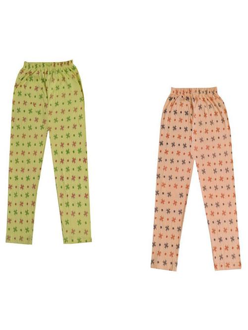 kids printed leggings combo - 19587446 - Very Small Image - 1