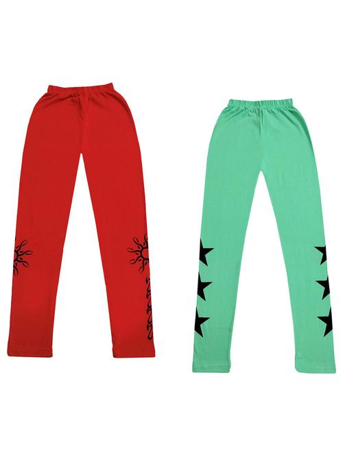 kids printed leggings combo - 19587497 - Very Small Image - 1