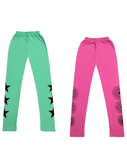 kids printed leggings combo - 19587505 - Very Small Image - 1
