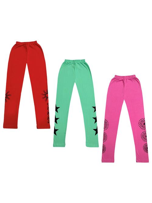 kids printed leggings combo - 19587507 - Very Small Image - 1