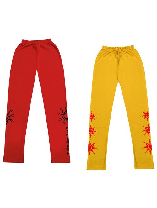 kids printed leggings combo - 19587511 - Very Small Image - 1