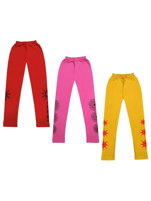 kids printed leggings combo - 19587516 - Very Small Image - 1