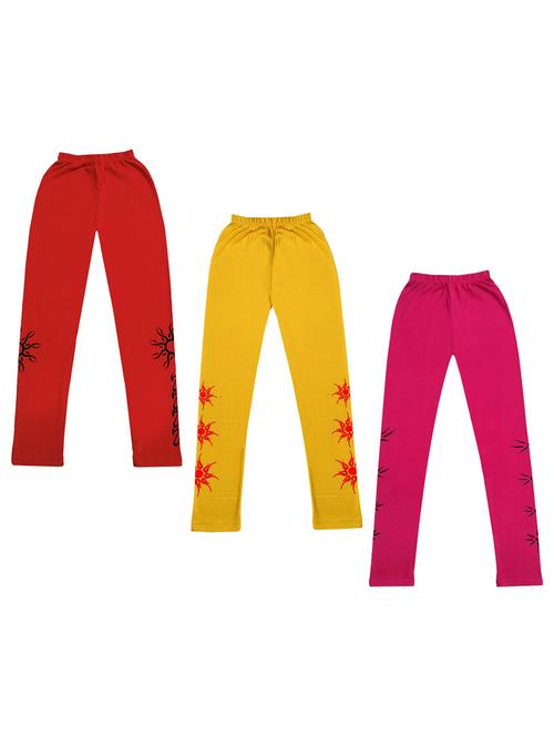 kids printed leggings combo - 19587527 - Very Small Image - 1