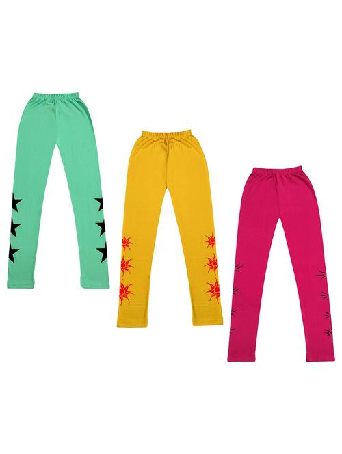 kids printed leggings combo - 19587529 - Very Small Image - 1
