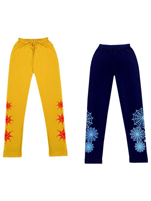 girls mid rise leggings combo - 19587537 - Very Small Image - 1