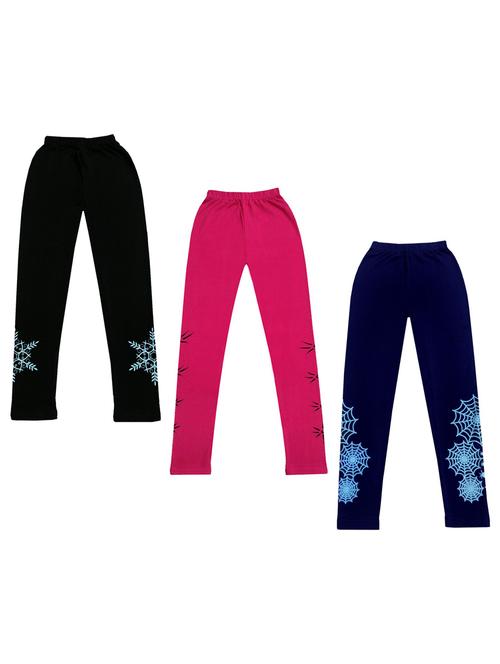 girls mid rise leggings combo - 19587539 - Very Small Image - 1