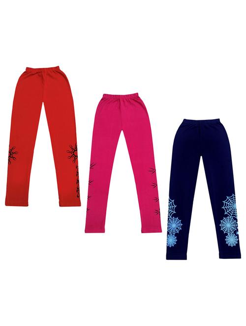 girls mid rise leggings combo - 19587540 - Very Small Image - 1