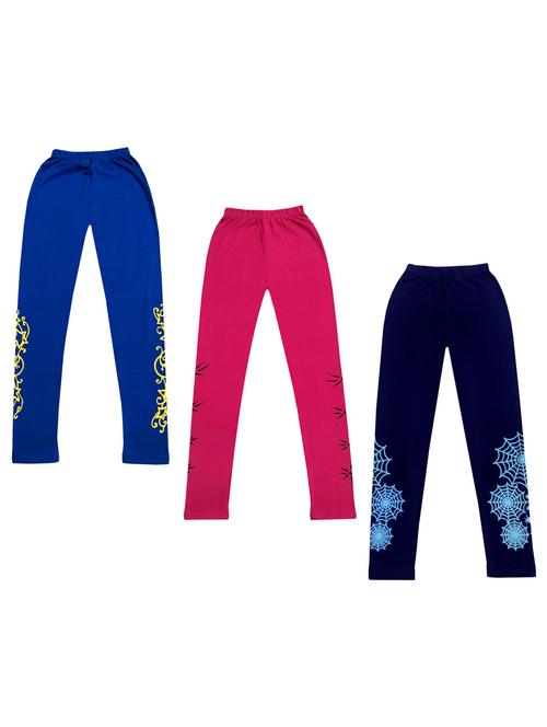 girls mid rise leggings combo - 19587541 - Very Small Image - 1