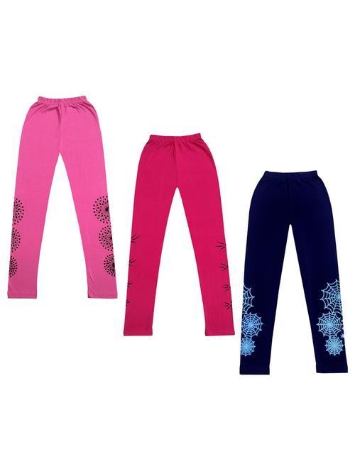 girls mid rise leggings combo - 19587543 - Very Small Image - 1