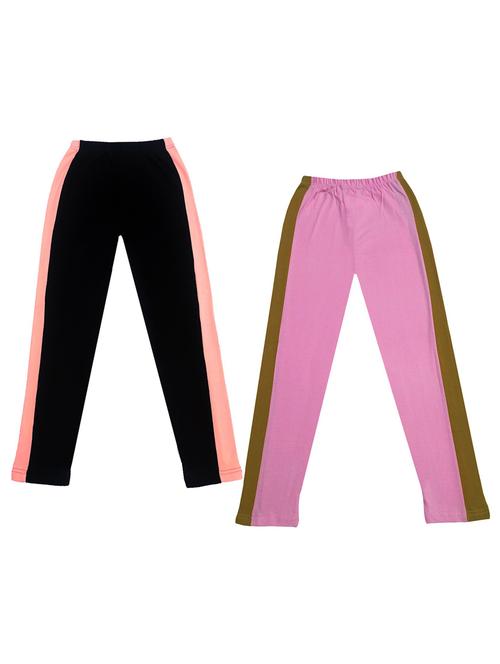 girls mid rise leggings combo - 19587927 - Very Small Image - 1