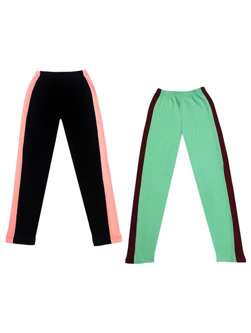 girls mid rise leggings combo - 19587931 - Very Small Image - 1