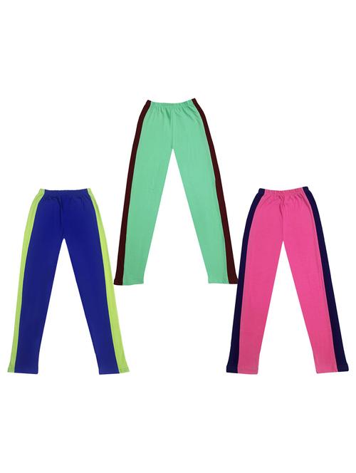 girls mid rise leggings combo - 19587942 - Very Small Image - 1