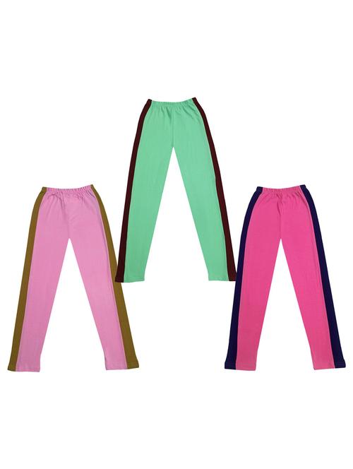 girls mid rise leggings combo - 19587944 - Very Small Image - 1