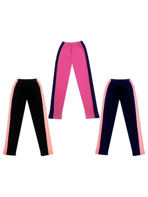 girls mid rise leggings combo - 19587951 - Very Small Image - 1
