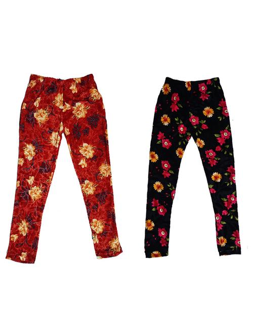girls mid rise leggings combo - 19587964 - Very Small Image - 1