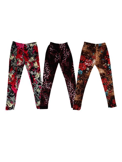 pack of 3 printed legging - 19588134 - Very Small Image - 1
