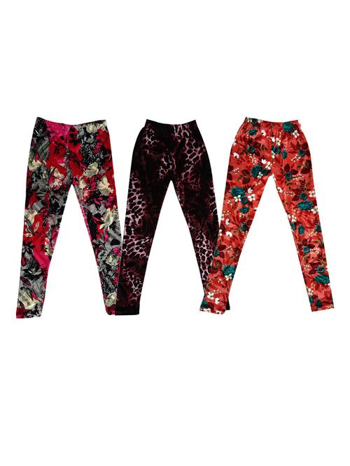 pack of 3 printed legging - 19588135 - Very Small Image - 1